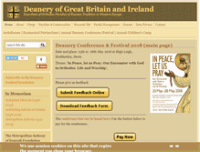 Tablet Screenshot of exarchate.org.uk